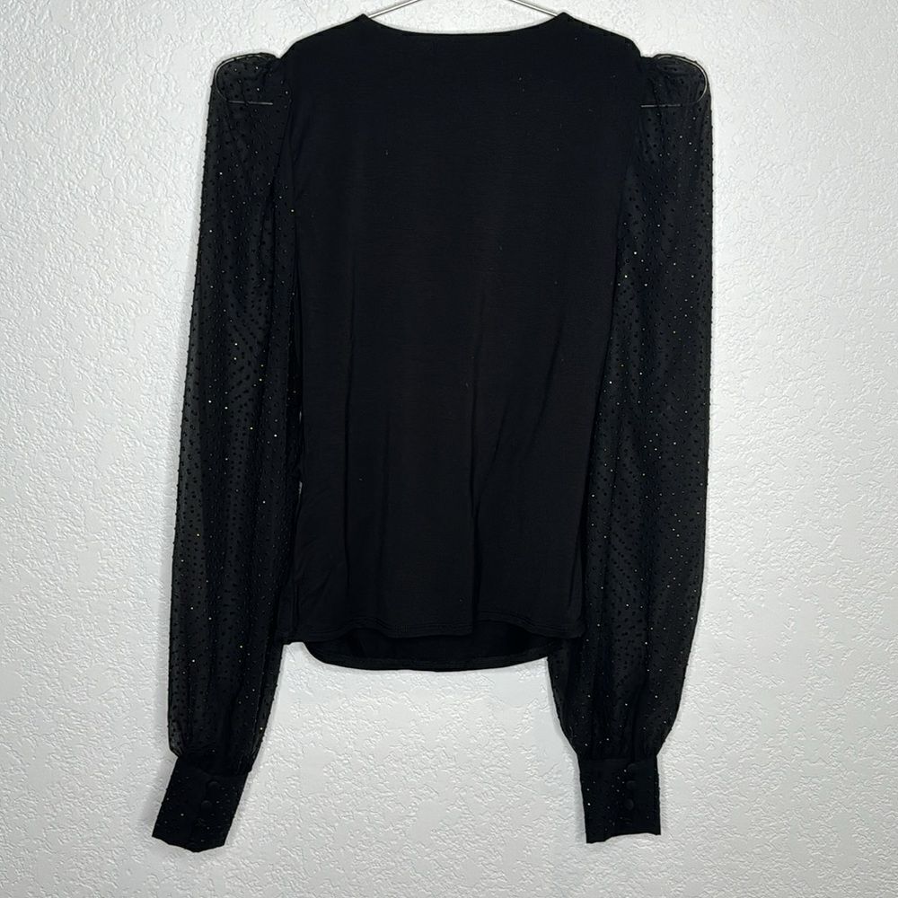 NWT Generation Love ROMI CRYSTAL TOP XS Black - Picture 7 of 13